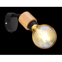 Globo 54031-1 Jorna Strahler Metall Schwarz Matt, 1X E27 3
