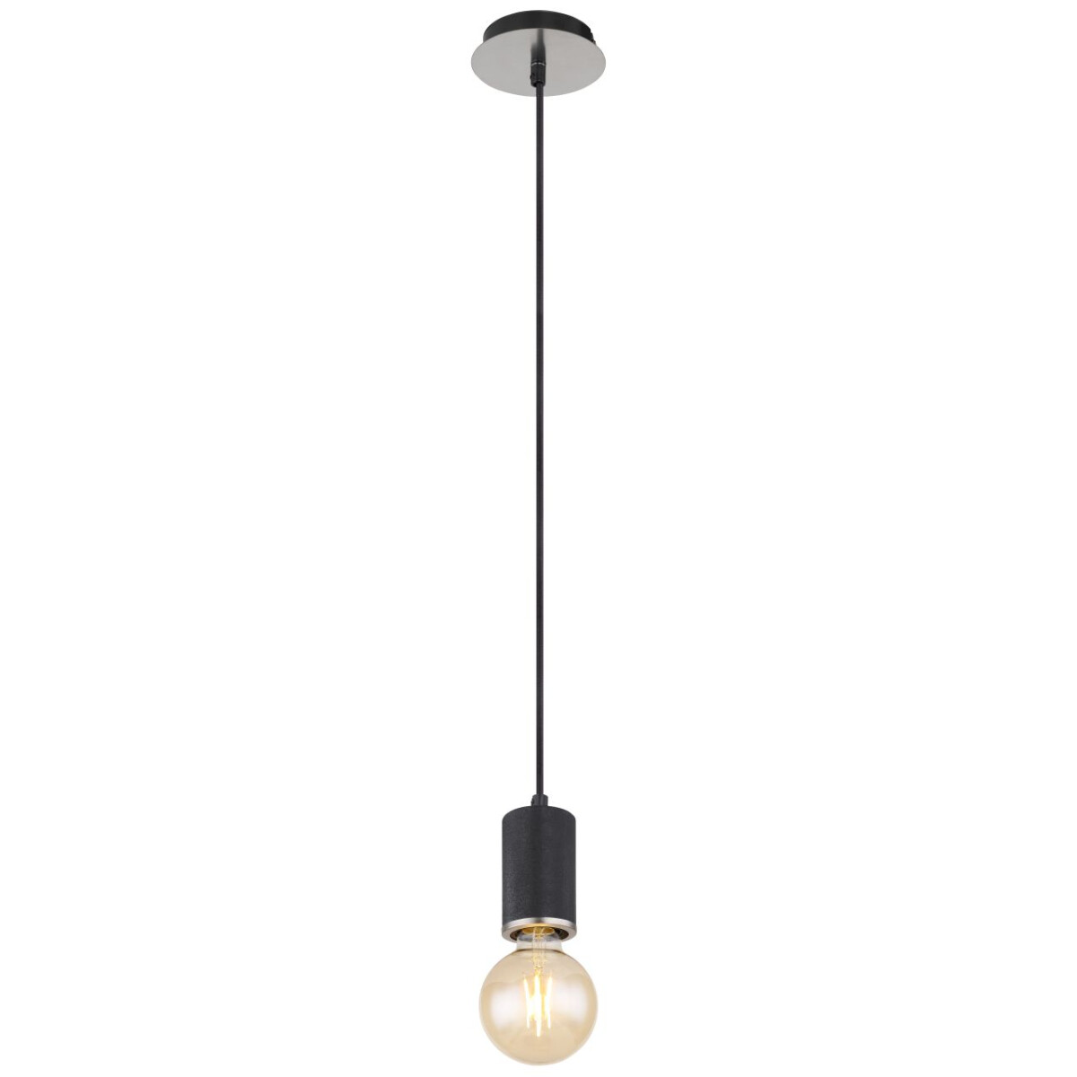 Joseba Hängeleuchte Metall Schwarz Matt, 1X E27