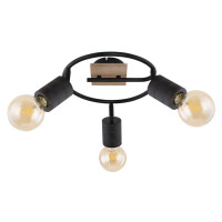Globo 54033-3 Josella Strahler Holz Dunkelbraun, 3X E27 4