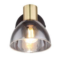 Globo 54305-1 Jay Strahler Metall Schwarz, 1X E14 4