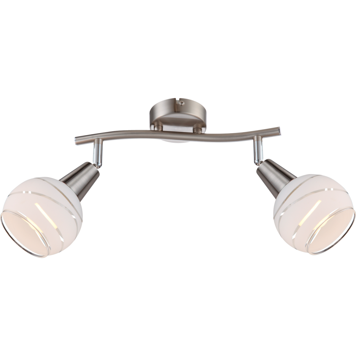 Elliott Led Strahler Metall Nickel Matt, 2X E14 Led