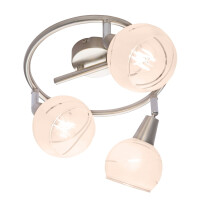 Elliott Led Strahler Metall Nickel Matt, 3X E14 Led 3