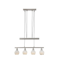 Globo 54341-4Z Elliott Hängeleuchte Metall Nickel Matt,