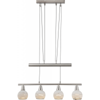 Globo 54341-4Z Elliott Hängeleuchte Metall Nickel Matt,