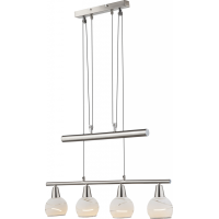 Globo 54341-4Z Elliott Hängeleuchte Metall Nickel Matt,