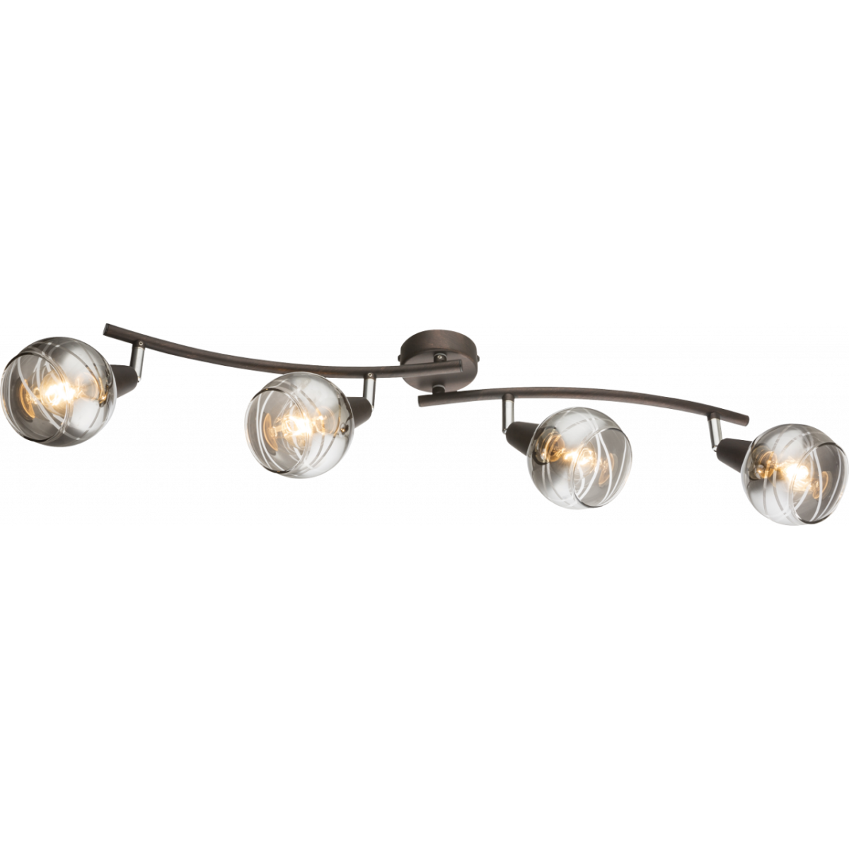 Isla Led Strahler Metall Bronzefarben, 4X E14 Led