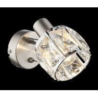 Globo 54356-1 Kris Strahler Metall Nickel Matt, 1X E14 3