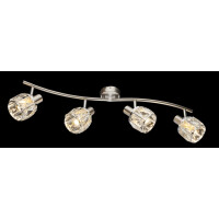 Globo 54356-4 Kris Strahler Metall Nickel Matt, 4X E14 4