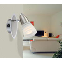 Caleb Led Strahler Metall Verchromt, 1X E14 Led 2