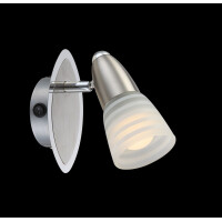 Globo 54536-1 Caleb Led Strahler Metall Verchromt, 1X E14 Le