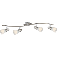 Globo 54536-4 Caleb Led Strahler Metall Verchromt, 4X E14 Le