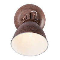 Globo 54647-1 Giorgio Strahler Metall Rostfarben, 1X E14 4