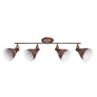 Globo 54647-4 Giorgio Strahler Metall Rostfarben, 4X E14 3
