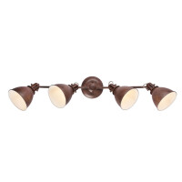 Globo 54647-4 Giorgio Strahler Metall Rostfarben, 4X E14 5