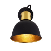 Globo 54655-1 Fillo Strahler Metall Schwarz, 1X E14 5