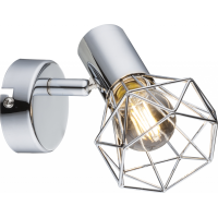 Globo 54802-1 Xara I Strahler Metall Verchromt, 1X E14 2
