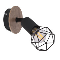Globo 54802S-1H Xara I Strahler Metall Schwarz, 1X E14 4