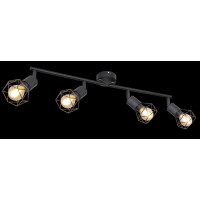 Globo 54802S-4 Xara I Strahler Metall Schwarz, 4X E14 2