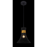 Globo 54814H Purra Hängeleuchte Metall Schwarz, 1X E27 