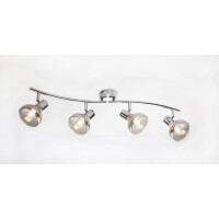 Globo 54921-4 Lothar Strahler Metall Verchromt, 4X E14 5