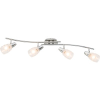Globo 54985-4 Roy Strahler Metall Verchromt, 4X E14