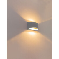 Globo 55011W6 Timo Wandleuchte Beton Grau, 1X G9 5