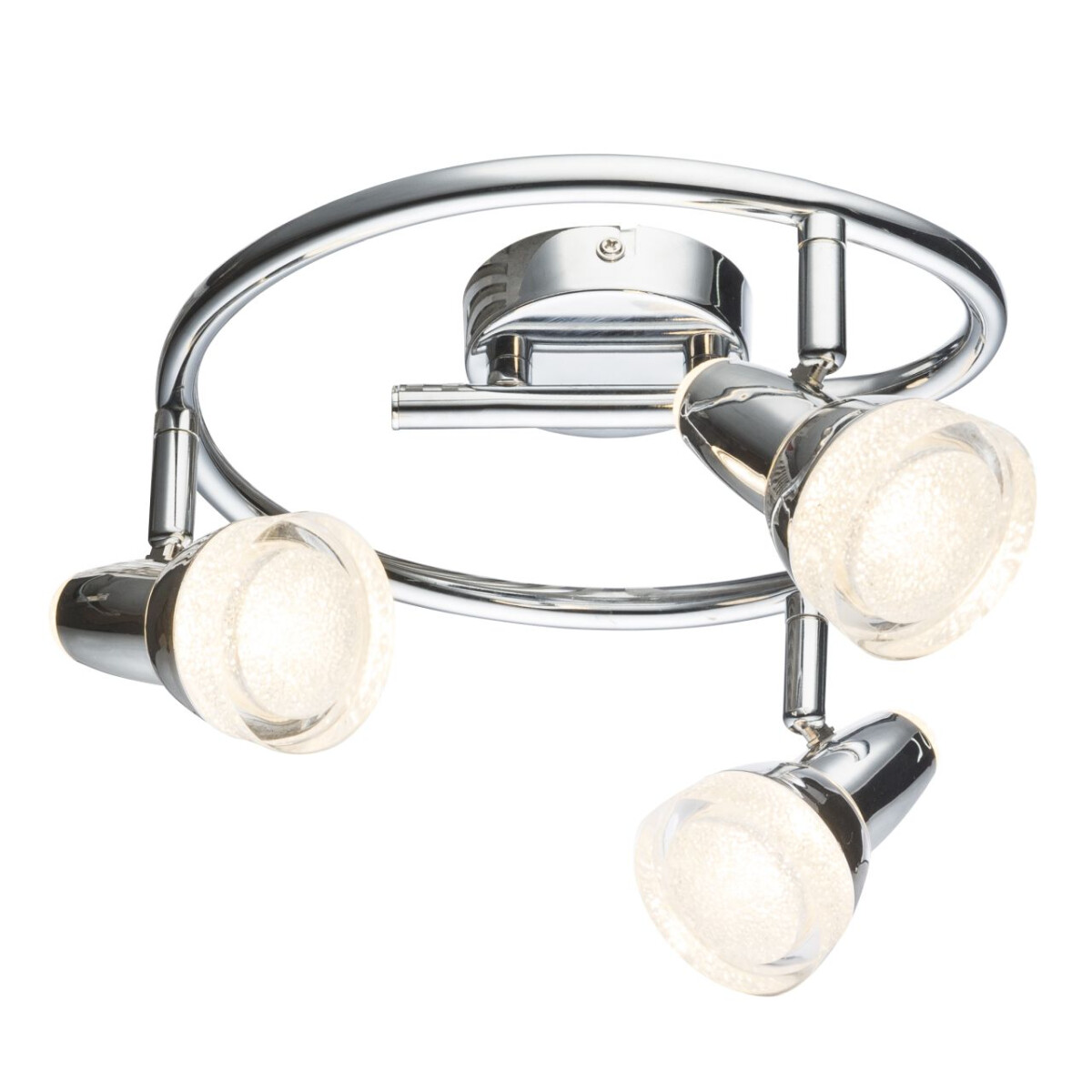 Alaska Led Strahler Metall Verchromt, 3X Led
