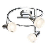 Alaska Led Strahler Metall Verchromt, 3X gallery