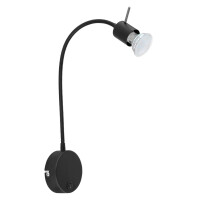 Globo 57310B Milly Wandleuchte Metall Schwarz, 1X Gu10 4
