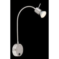 Milly Wandleuchte Metall Nickel Matt, 1X Gu10 3