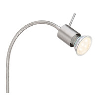 Milly Wandleuchte Metall Nickel Matt, 1X Gu10 5