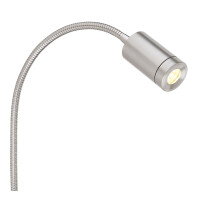 Milly Wandleuchte Metall Nickel Matt, Led 4