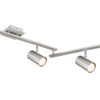 Globo 57910-6 Robby Strahler Metall Nickel Matt, 6X Gu10 4