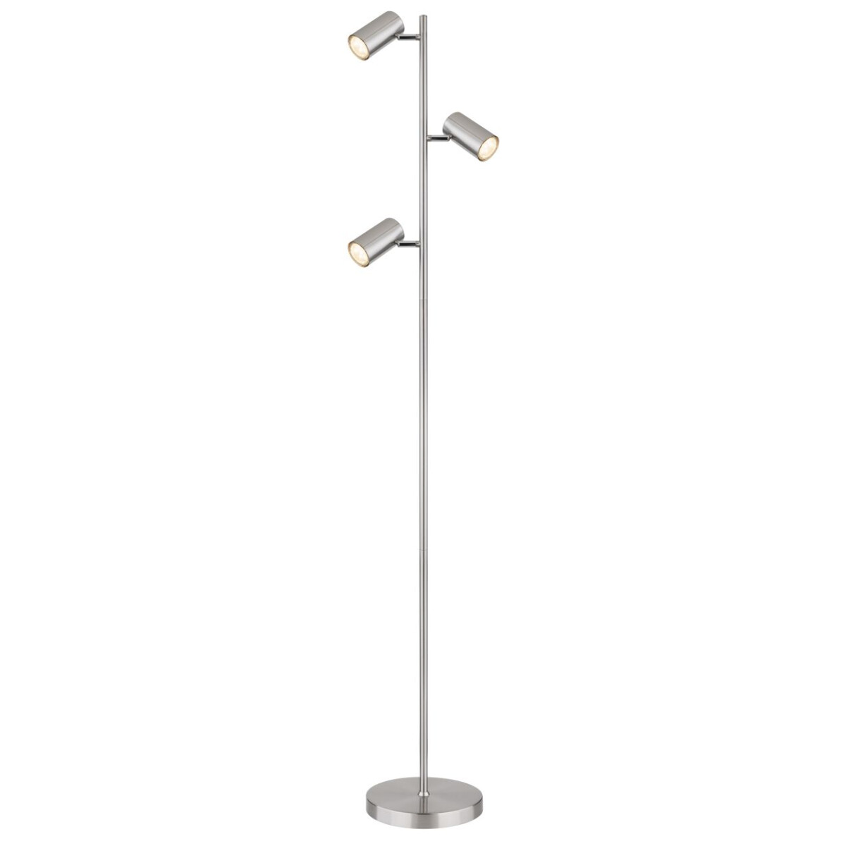 Robby Stehleuchte Metall Nickel Matt, 3X Gu10 Led