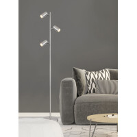 Robby Stehleuchte Metall Nickel Matt, 3X Gu10 Led 2