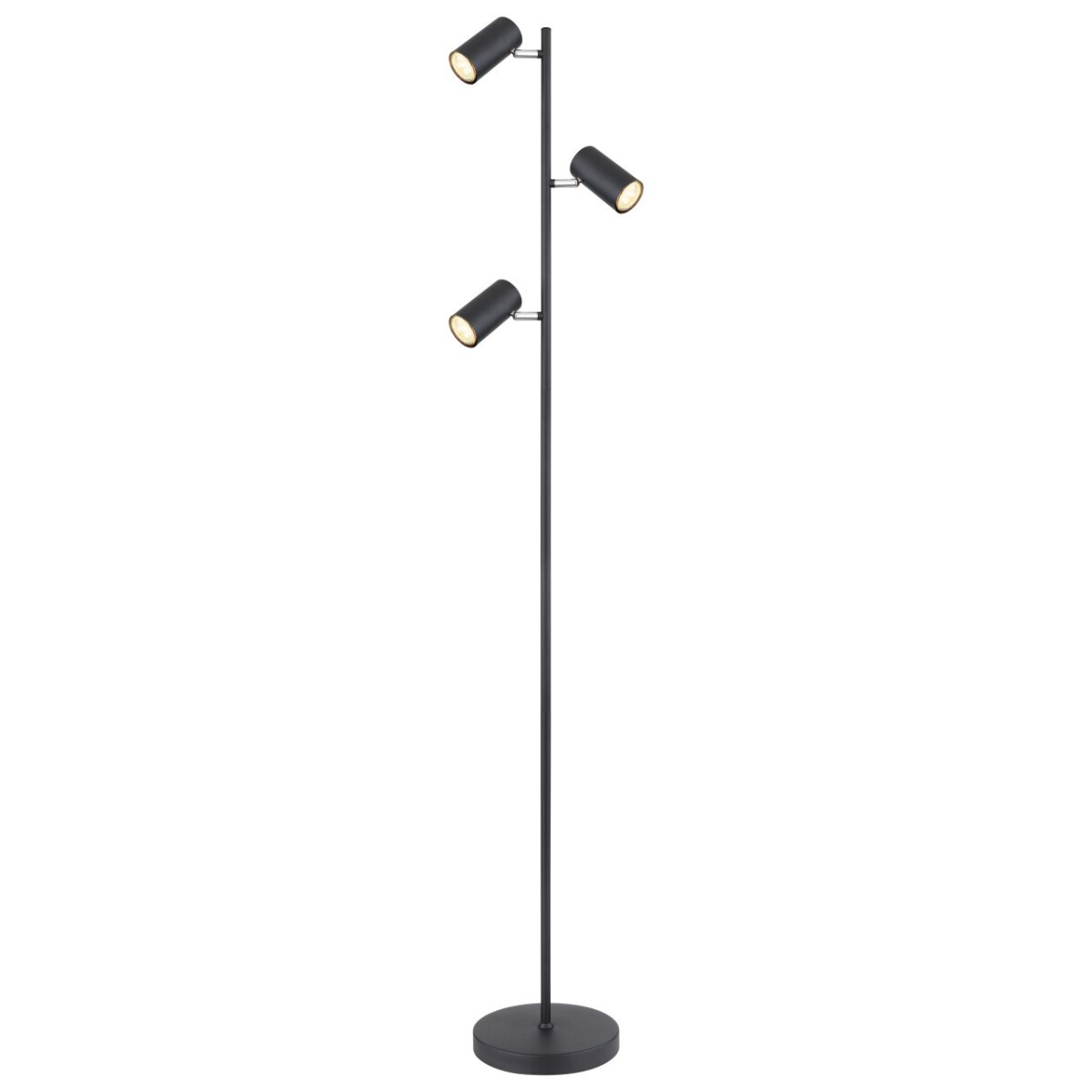 Robby Stehleuchte Metall Schwarz Matt, 3X Gu10 Led