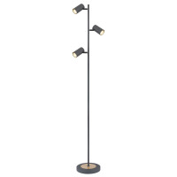 Globo 57910SG Robby Stehleuchte Metall Graphit, 3X Gu10 Led 