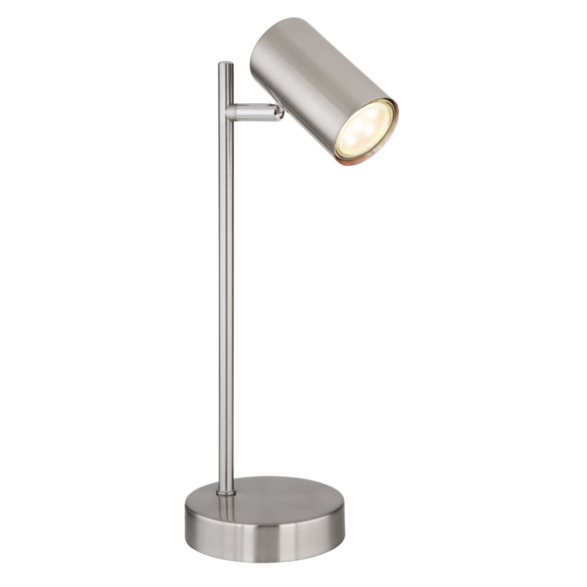 Robby Tischleuchte Metall Nickel Matt, 1X Gu10 Led