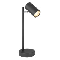 Globo 57910TB Robby Tischleuchte Metall Schwarz Matt, 1X Gu1