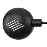 Globo 58228NB Seymour Stehleuchte Metall Schwarz, 5X E14 5