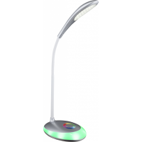 Globo 58265 Minea Tischleuchte Kunststoff Silber Metallic, L