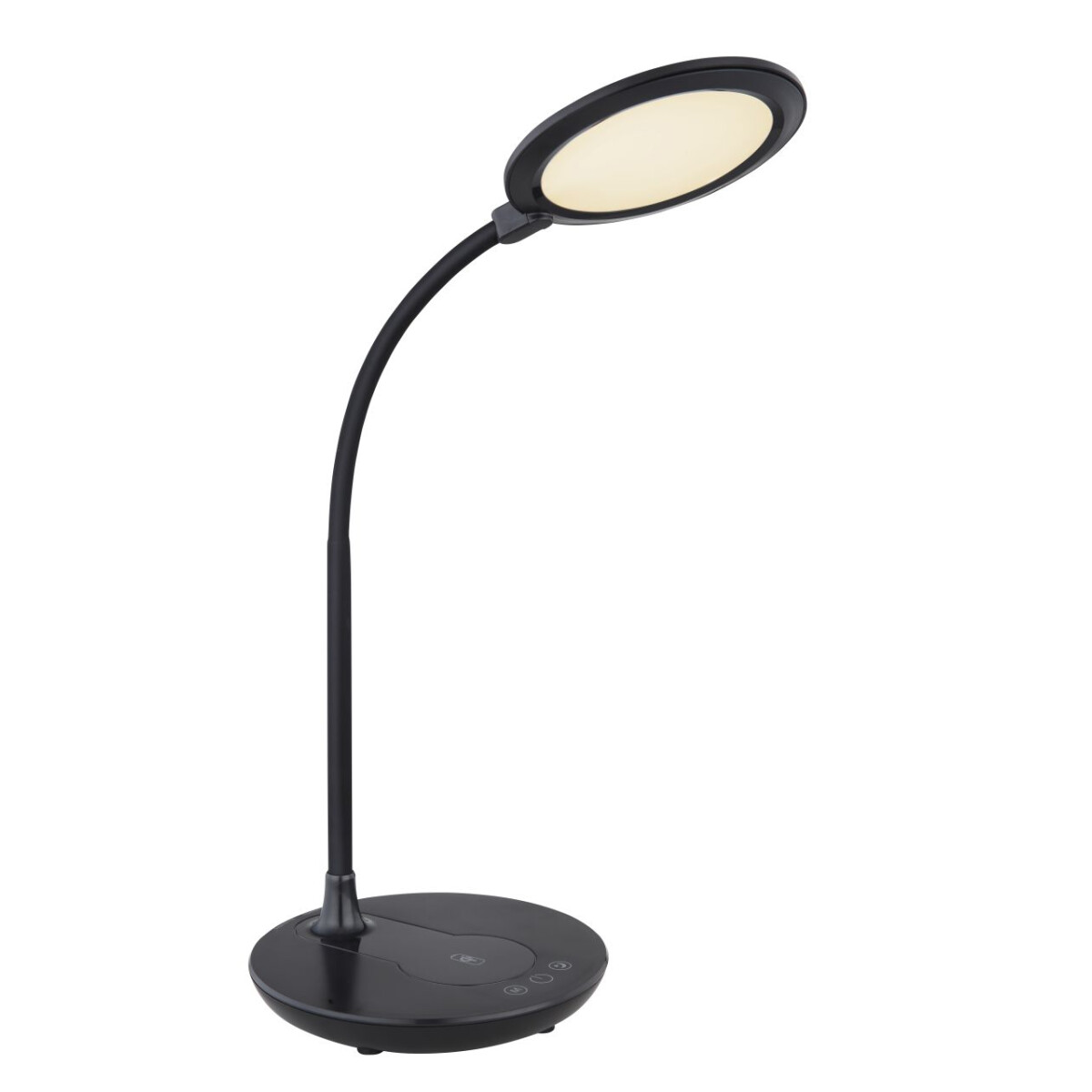 Regina Tischleuchte Kunststoff Schwarz, Led