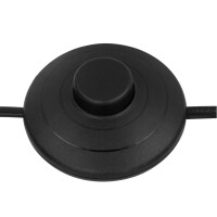 Globo 58486 Gottfried Stehleuchte Metall Schwarz Matt, 1X E2