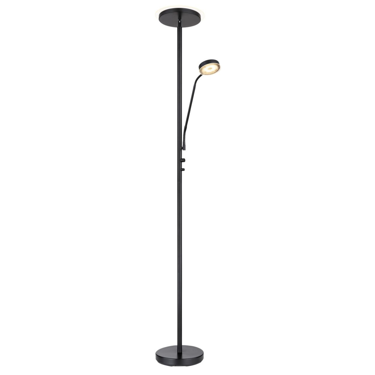 Ernst Stehleuchte Metall Schwarz Matt, Led