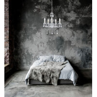 Pinja Luster Metall Weiß, 5X E14 2