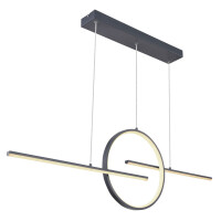 Barral Hängeleuchte Metall Graphit, gallery