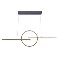 Barral Hängeleuchte Metall Graphit, Led 3