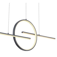Barral Hängeleuchte Metall Graphit, Led 4