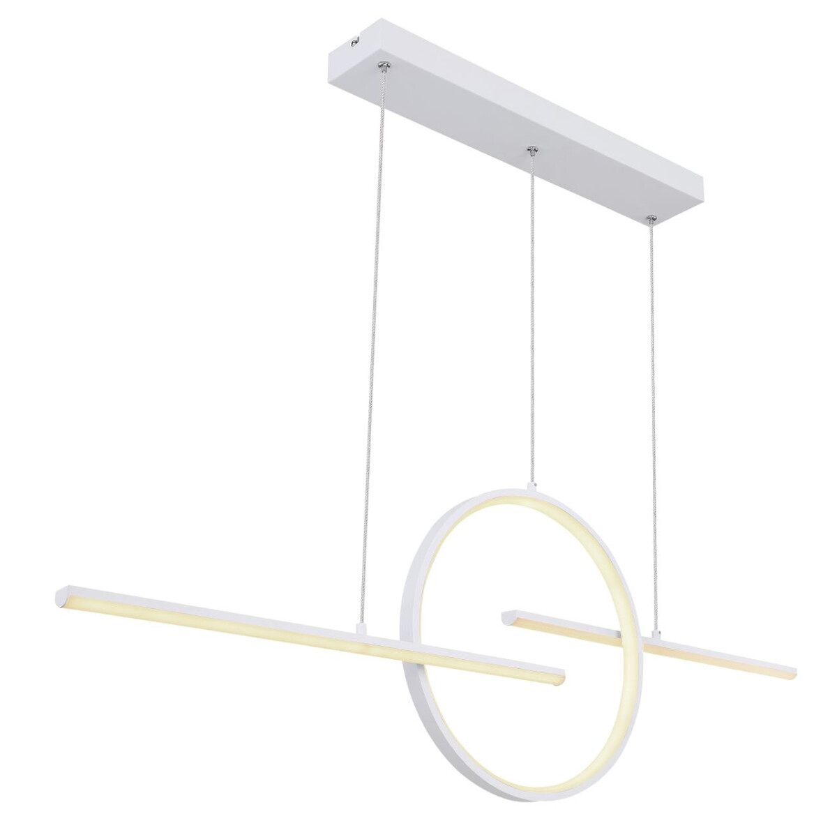 Barral Hängeleuchte Metall Weiß, Led