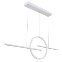 Barral Hängeleuchte Metall Weiß, Led 2